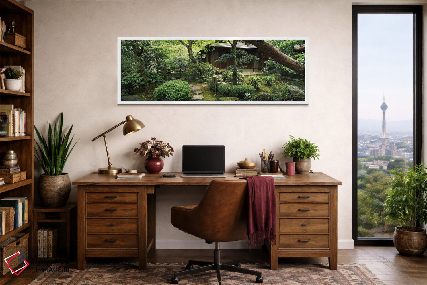 تابلو دکوراتیو Yuzen-En Garden, Chion-In, Higashiyama Ward, Kyoto, Kyo… اثر پانورامیک ایمجز - D2W