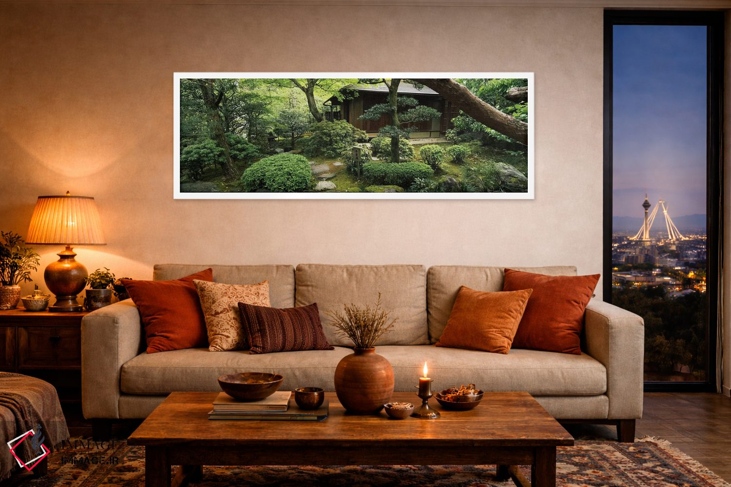 تابلو دکوراتیو Yuzen-En Garden, Chion-In, Higashiyama Ward, Kyoto, Kyo… اثر پانورامیک ایمجز - D4W