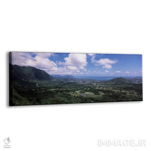 تابلو دکوراتیو Oahu, Hawaii, USA,نمای خلیج کانئوهه از نوانو پالی لوک ا… اثر پانورامیک ایمجز - نمای پرسپکتیو محصول