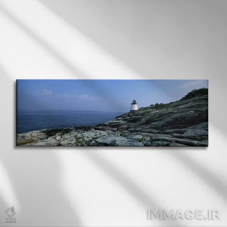 تابلو دکوراتیو Narragansett Bay, Newport, Rhode Island, USA,فانوس دریا… اثر پانورامیک ایمجز - نمای روبهرو روی دیوار