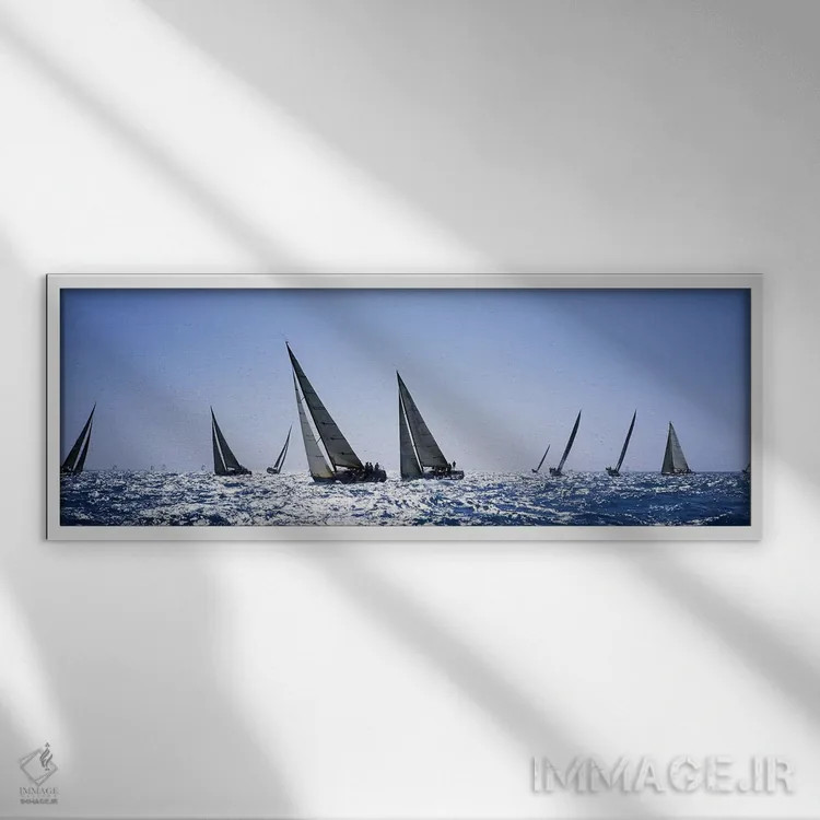 تابلو دکوراتیو Farr 40's race during Key West Race Week, Key West Flor… اثر پانورامیک ایمجز - نمای قابدار سفید