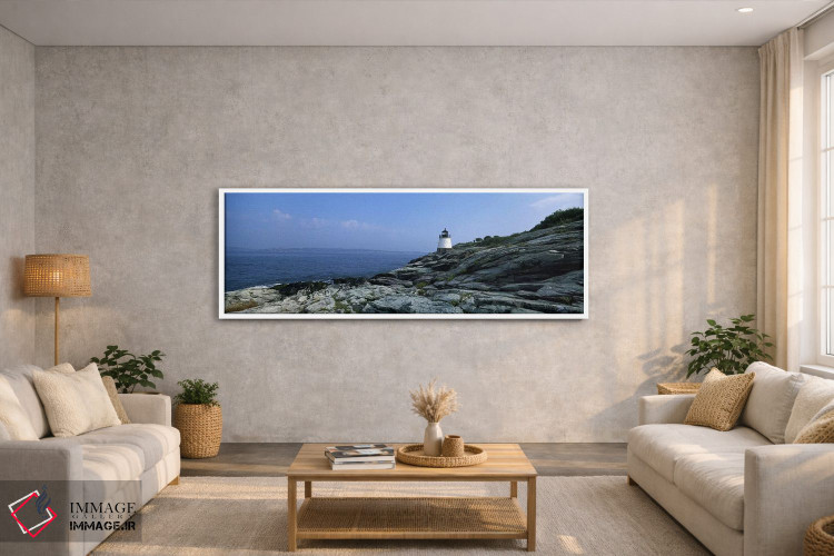 تابلو دکوراتیو Narragansett Bay, Newport, Rhode Island, USA,فانوس دریا… اثر پانورامیک ایمجز - D2W