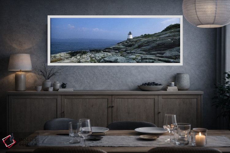 تابلو دکوراتیو Narragansett Bay, Newport, Rhode Island, USA,فانوس دریا… اثر پانورامیک ایمجز - D3W