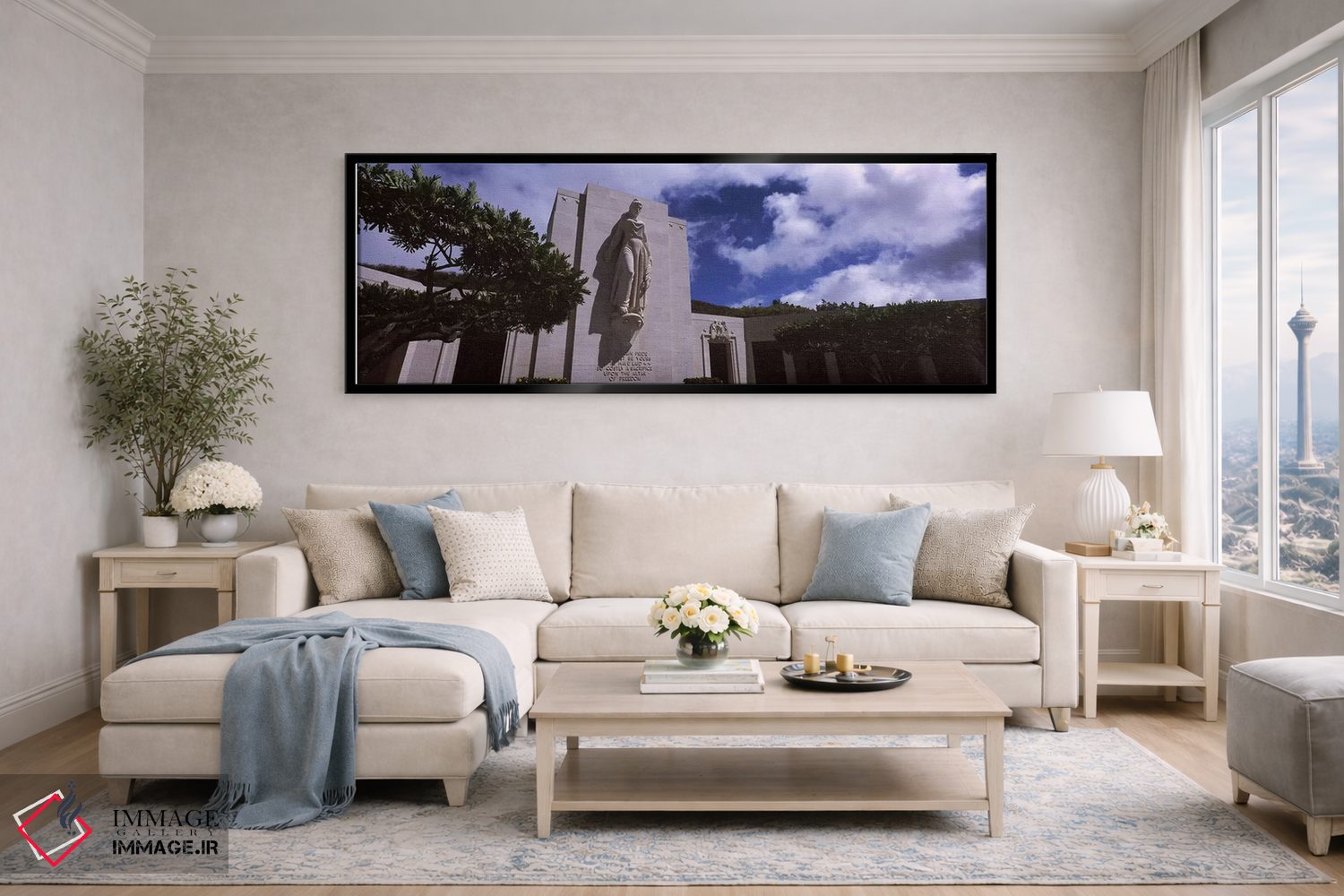 تابلو دکوراتیو National Memorial Cemetery of the Pacific, Punchbowl Cr… اثر پانورامیک ایمجز - D6B