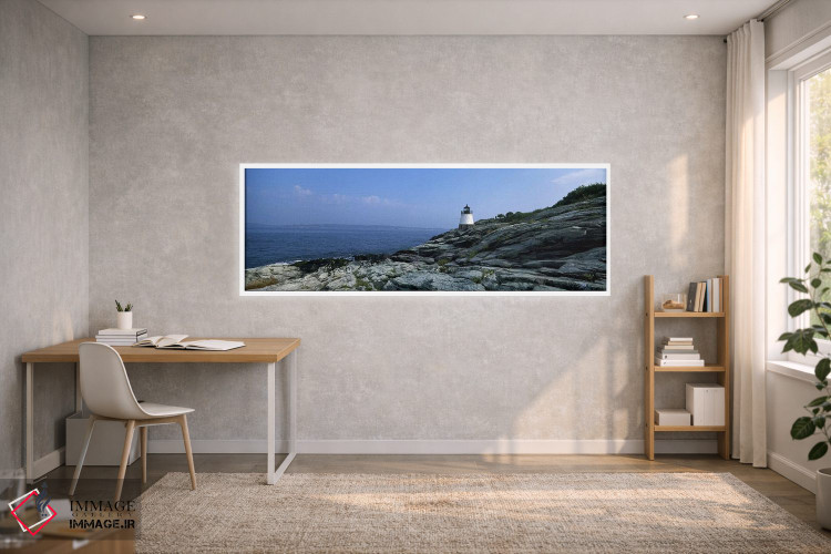 تابلو دکوراتیو Narragansett Bay, Newport, Rhode Island, USA,فانوس دریا… اثر پانورامیک ایمجز - D1W