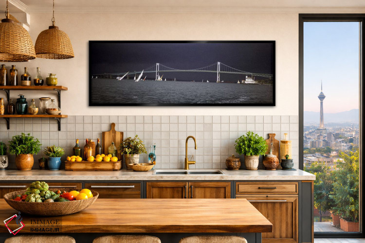 تابلو دکوراتیو Claiborne Pell Newport Bridge, Narragansett Bay, Newpor… اثر پانورامیک ایمجز - D2B