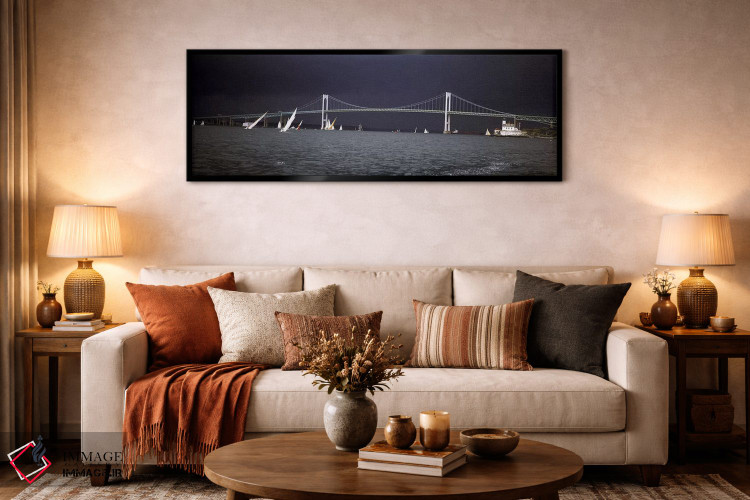 تابلو دکوراتیو Claiborne Pell Newport Bridge, Narragansett Bay, Newpor… اثر پانورامیک ایمجز - D6B