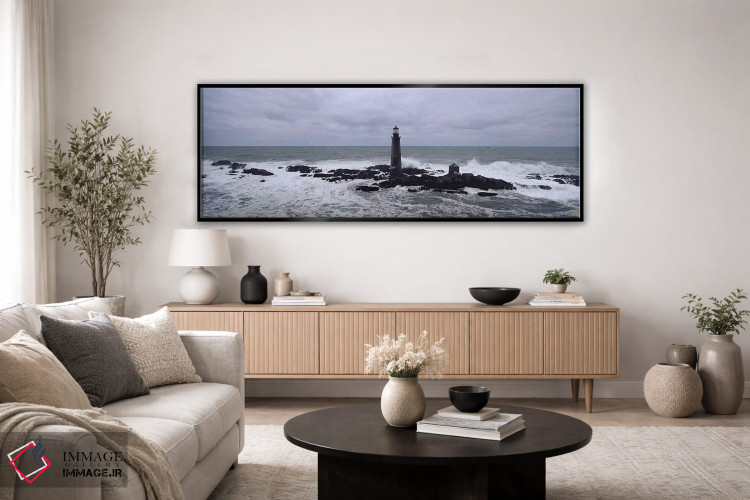 تابلو دکوراتیو Graves Light, Boston Harbor, Massachusetts, USA,فانوس د… اثر پانورامیک ایمجز - D3B