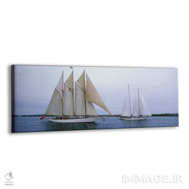 تابلو دکوراتیو Narragansett Bay, Newport, Rhode Island, USA,کشتی های ا… اثر پانورامیک ایمجز - نمای پرسپکتیو محصول