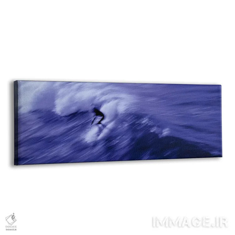 تابلو دکوراتیو USA,نمای بالا از شخصی در حال موج سواری در دریا، آمریکا اثر پانورامیک ایمجز - نمای پرسپکتیو محصول