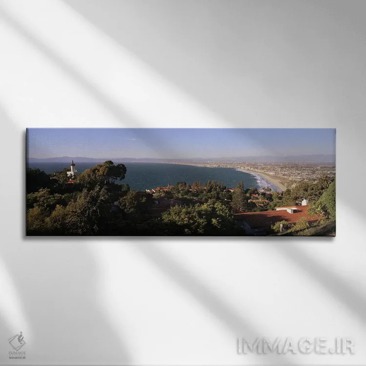 تابلو دکوراتیو Los Angeles Basin, City of Los Angeles, Los Angeles Cou… اثر پانورامیک ایمجز - نمای روبهرو روی دیوار