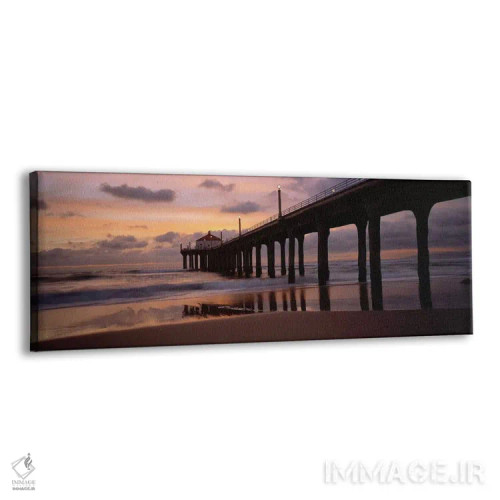 تابلو دکوراتیو Manhattan Beach Pier, Manhattan Beach, Los Angeles Coun… اثر پانورامیک ایمجز - نمای پرسپکتیو محصول