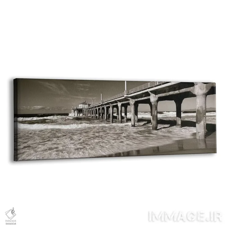 تابلو دکوراتیو Manhattan Beach Pier, Manhattan Beach, Los Angeles Coun… اثر پانورامیک ایمجز - نمای پرسپکتیو محصول