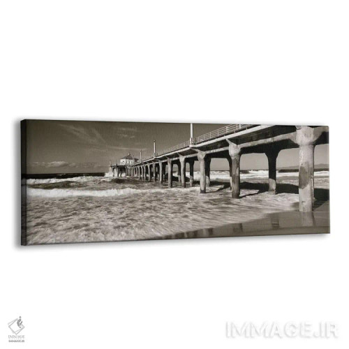 تابلو دکوراتیو Manhattan Beach Pier, Manhattan Beach, Los Angeles Coun… اثر پانورامیک ایمجز - نمای پرسپکتیو محصول