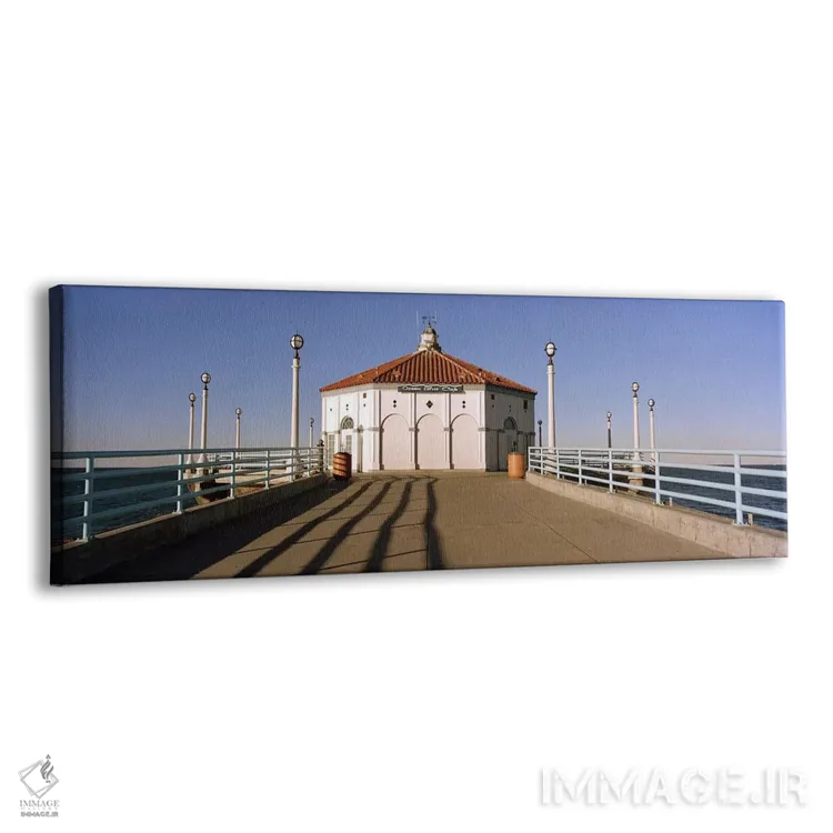 تابلو دکوراتیو Manhattan Beach Pier, Manhattan Beach, Los Angeles Coun… اثر پانورامیک ایمجز - نمای پرسپکتیو محصول