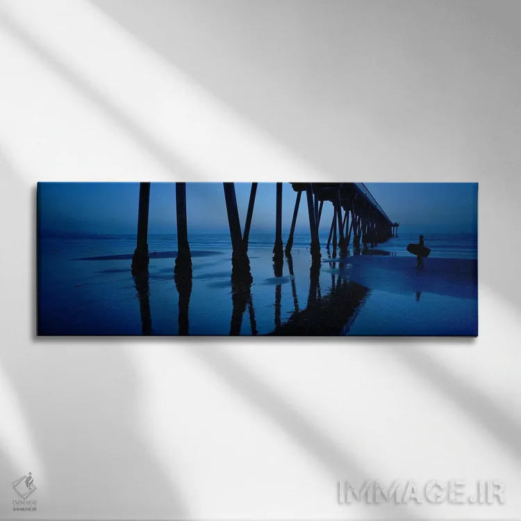 تابلو دکوراتیو Hermosa Beach, Los Angeles County, California, USA,اسکل… اثر پانورامیک ایمجز - نمای روبهرو روی دیوار