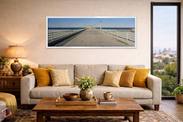 تابلو دکوراتیو Manhattan Beach, Los Angeles County, California, USA,کل… اثر پانورامیک ایمجز - D4W