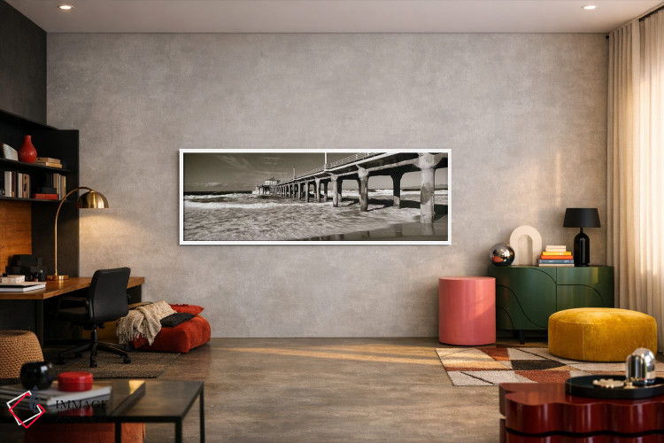تابلو دکوراتیو Manhattan Beach Pier, Manhattan Beach, Los Angeles Coun… اثر پانورامیک ایمجز - D4W