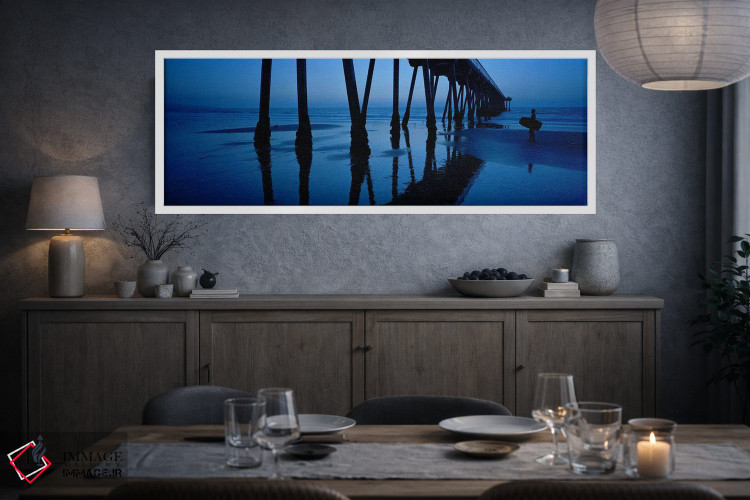 تابلو دکوراتیو Hermosa Beach, Los Angeles County, California, USA,اسکل… اثر پانورامیک ایمجز - D3W