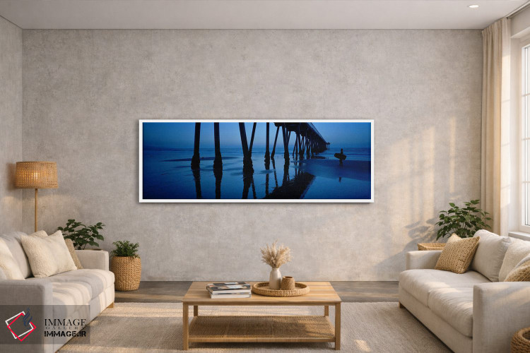 تابلو دکوراتیو Hermosa Beach, Los Angeles County, California, USA,اسکل… اثر پانورامیک ایمجز - D2W