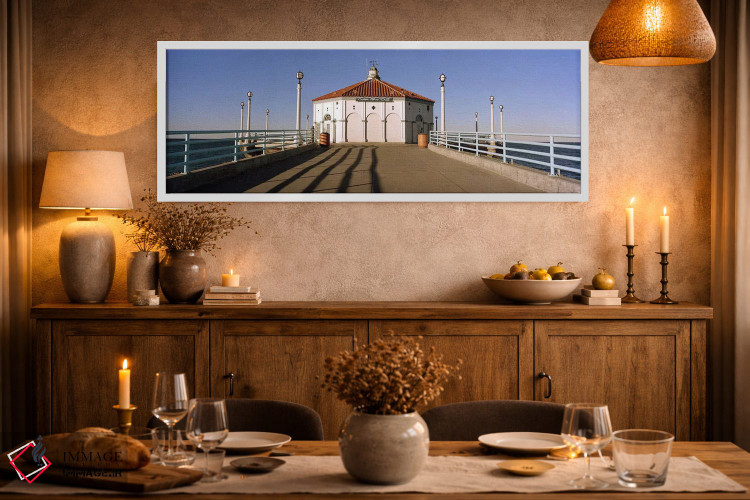 تابلو دکوراتیو Manhattan Beach Pier, Manhattan Beach, Los Angeles Coun… اثر پانورامیک ایمجز - D2W