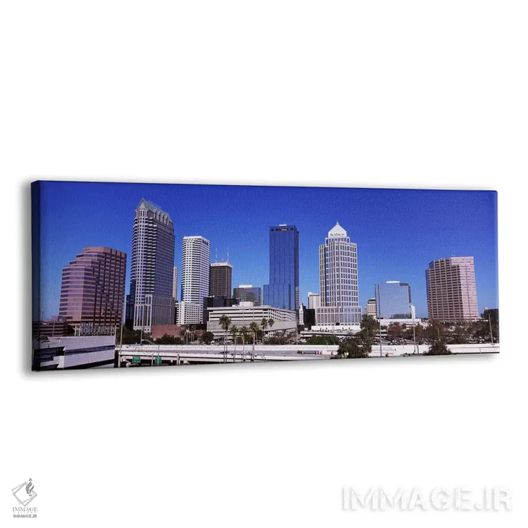 تابلو دکوراتیو Tampa, Florida, USA,آسمان خراش ها در شهر، تامپا، فلورید… اثر پانورامیک ایمجز - نمای پرسپکتیو محصول