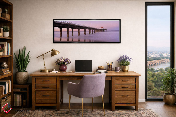 تابلو دکوراتیو Manhattan Beach Pier, Manhattan Beach, Los Angeles Coun… اثر پانورامیک ایمجز - D2B