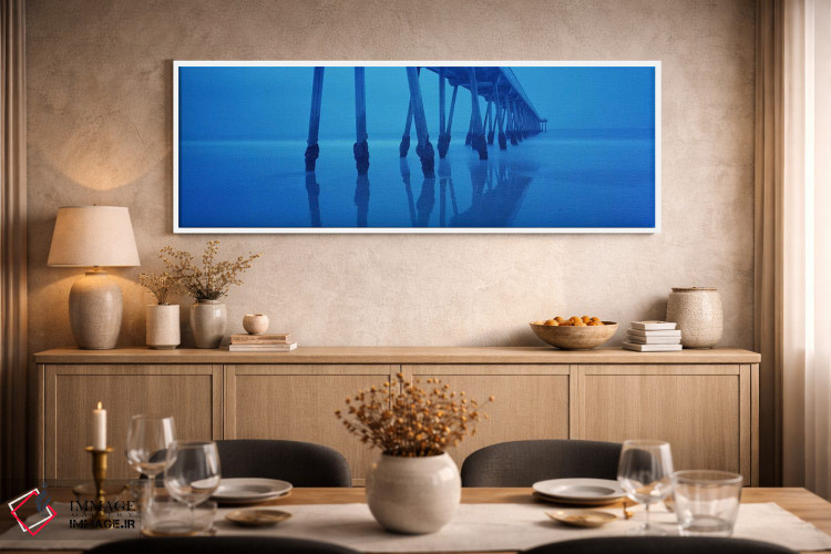 تابلو دکوراتیو Hermosa Beach Pier, Hermosa Beach, California, USA,ستون… اثر پانورامیک ایمجز - D1W