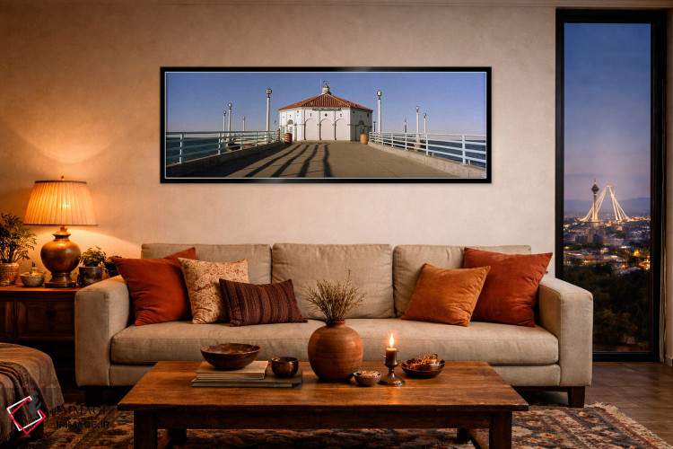 تابلو دکوراتیو Manhattan Beach Pier, Manhattan Beach, Los Angeles Coun… اثر پانورامیک ایمجز - D6B