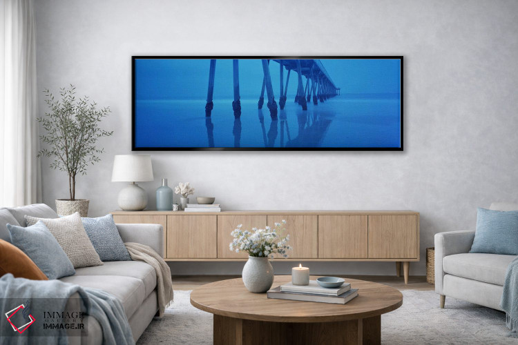 تابلو دکوراتیو Hermosa Beach Pier, Hermosa Beach, California, USA,ستون… اثر پانورامیک ایمجز - D3B