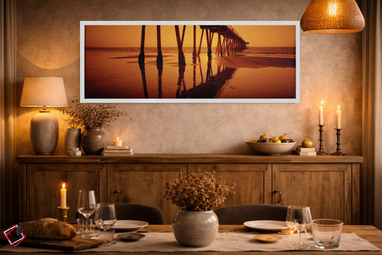 تابلو دکوراتیو Hermosa Beach Pier, Hermosa Beach, California, USA,سیلو… اثر پانورامیک ایمجز - D1W