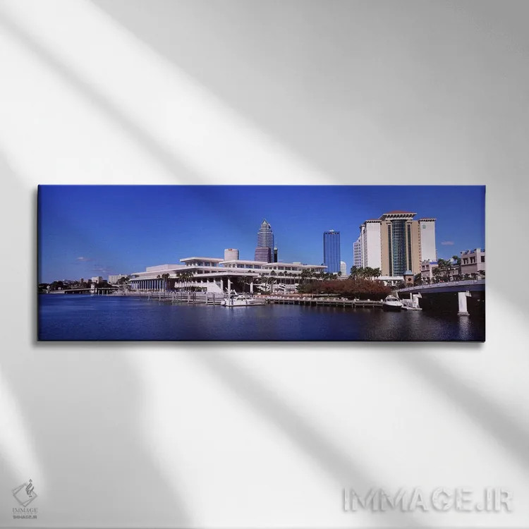 تابلو دکوراتیو Tampa, Florida, USA,آسمان خراش های کنار آب، تامپا، فلور… اثر پانورامیک ایمجز - نمای روبهرو روی دیوار