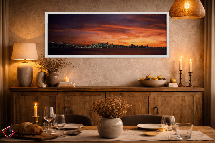 تابلو دکوراتیو View from Treasure Island, San Francisco, California, U… اثر پانورامیک ایمجز - D1W