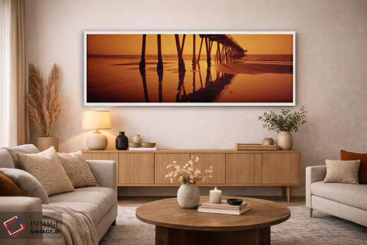 تابلو دکوراتیو Hermosa Beach Pier, Hermosa Beach, California, USA,سیلو… اثر پانورامیک ایمجز - D4W
