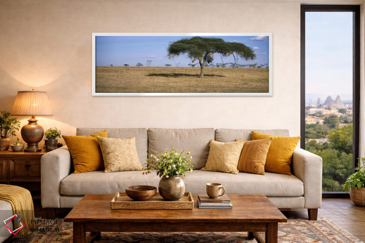 تابلو دکوراتیو Serengeti National Park, Tanzania,منظره دشت های آفریقا… اثر پانورامیک ایمجز - D4W