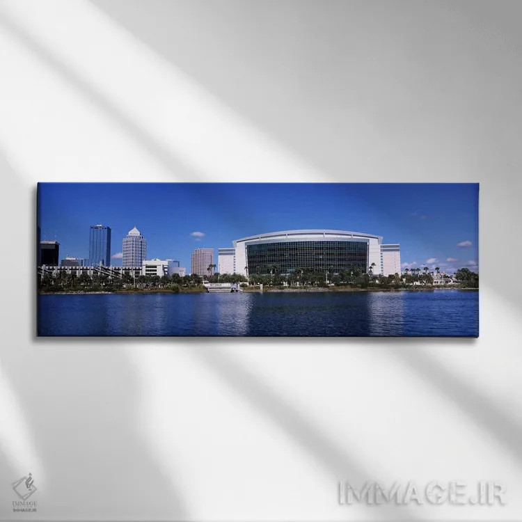 تابلو دکوراتیو St. Pete Times Forum, Tampa, Florida, USA,ساختمان ها در… اثر پانورامیک ایمجز - نمای روبهرو روی دیوار