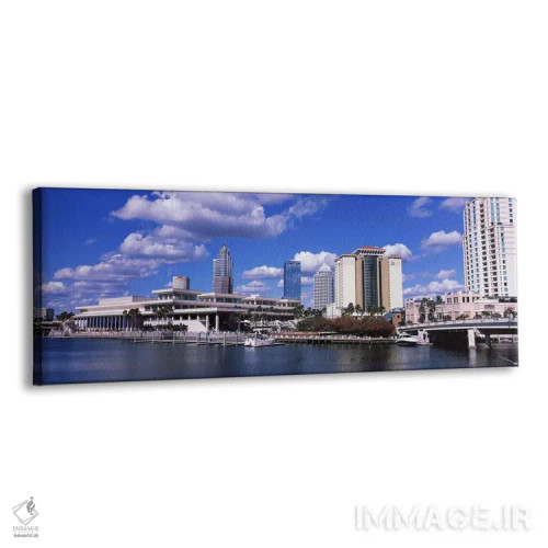 تابلو دکوراتیو Tampa, Hillsborough County, Florida, USA,ساختمان ها در… اثر پانورامیک ایمجز - نمای پرسپکتیو محصول