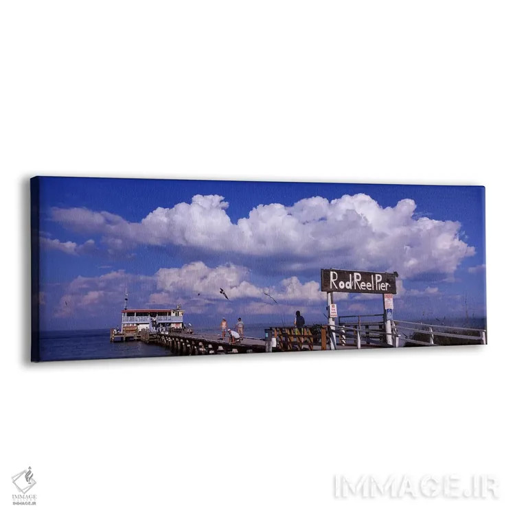 تابلو دکوراتیو Rod and Reel Pier, Tampa Bay, Gulf of Mexico, Anna Mari… اثر پانورامیک ایمجز - نمای پرسپکتیو محصول