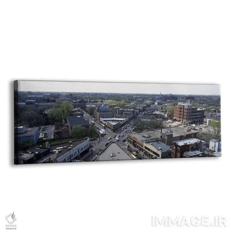 تابلو دکوراتیو Lincoln Avenue, Halsted Avenue, Chicago, Illinois, USA… اثر پانورامیک ایمجز - نمای پرسپکتیو محصول