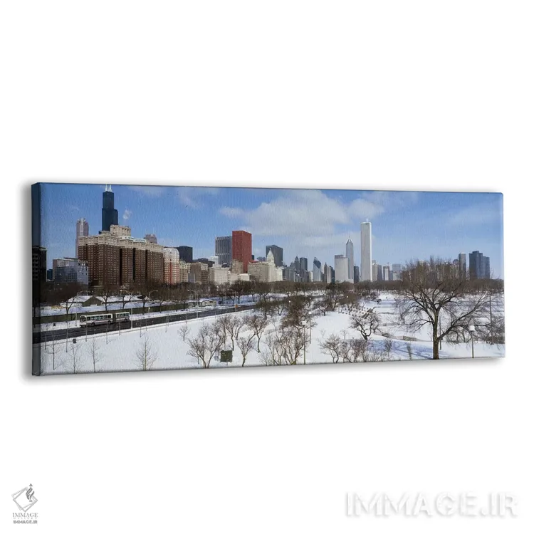 تابلو دکوراتیو South Michigan Avenue, Chicago, Illinois, USA,آسمان خرا… اثر پانورامیک ایمجز - نمای پرسپکتیو محصول