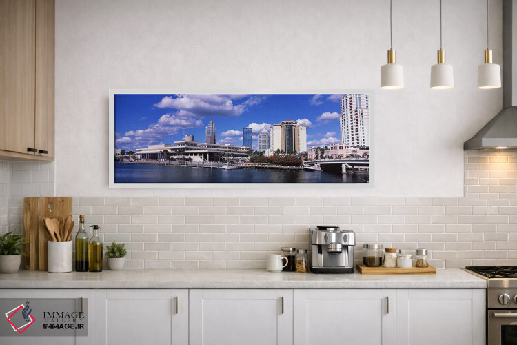 تابلو دکوراتیو Tampa, Hillsborough County, Florida, USA,ساختمان ها در… اثر پانورامیک ایمجز - D1W