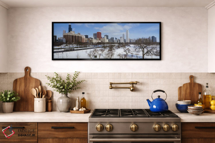 تابلو دکوراتیو South Michigan Avenue, Chicago, Illinois, USA,آسمان خرا… اثر پانورامیک ایمجز - D2B
