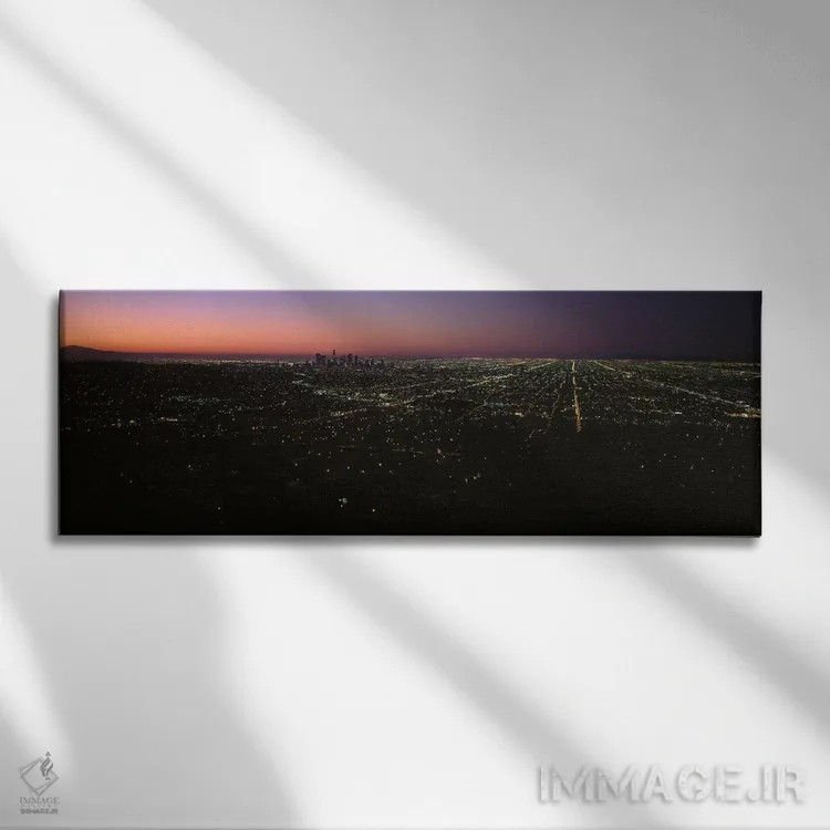 تابلو دکوراتیو City Of Los Angeles, Los Angeles County, California, US… اثر پانورامیک ایمجز - نمای روبهرو روی دیوار