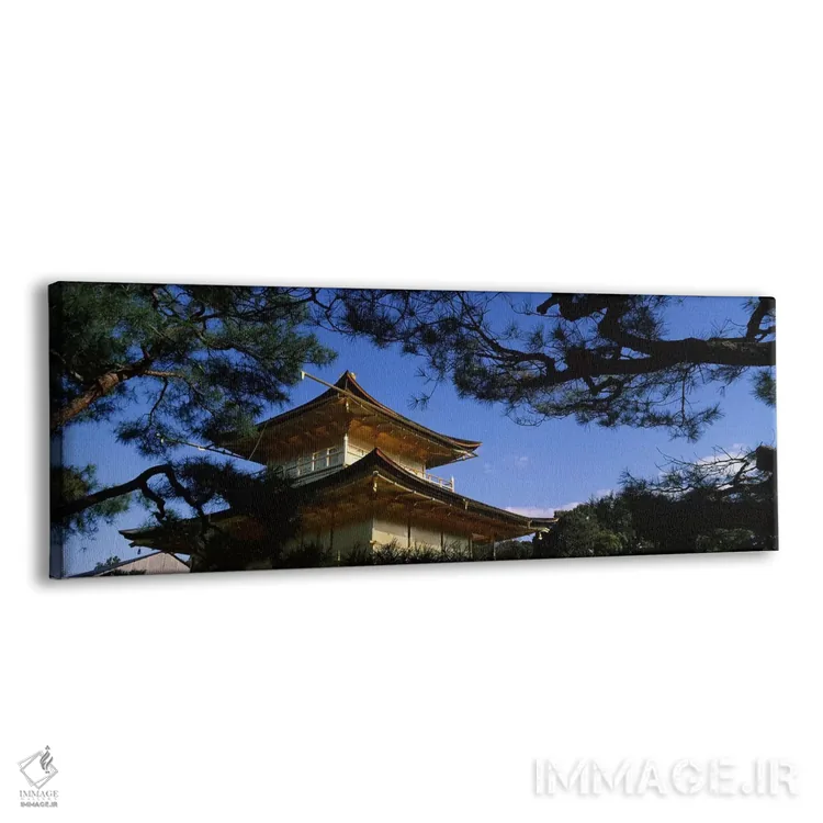 تابلو دکوراتیو Kinkaku-ji Temple, Kyoto City, Kyoto Prefecture, Kinki… اثر پانورامیک ایمجز - نمای پرسپکتیو محصول
