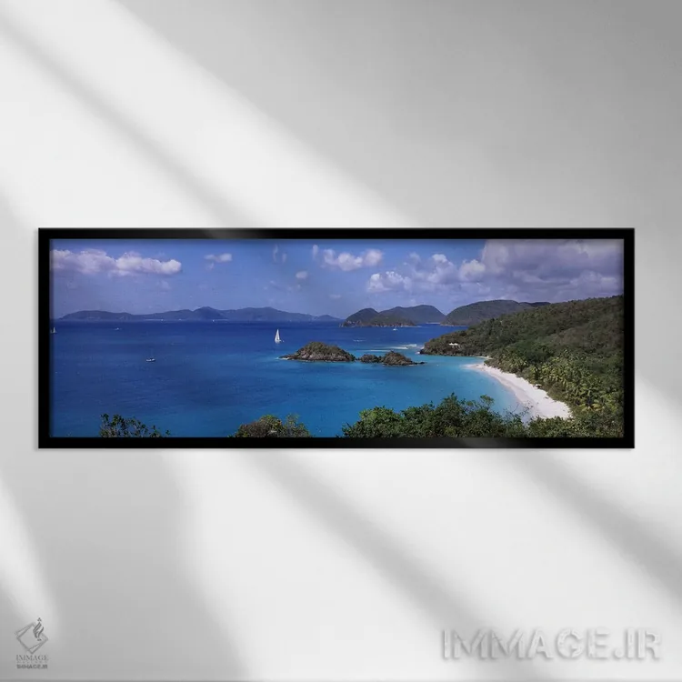 تابلو دکوراتیو Virgin Islands National Park, St. John, United States V… اثر پانورامیک ایمجز - نمای قابدار مشکی