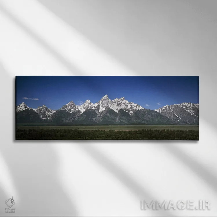 تابلو دکوراتیو Teton Point Turnout, Teton Range, Grand Teton National… اثر پانورامیک ایمجز - نمای روبهرو روی دیوار