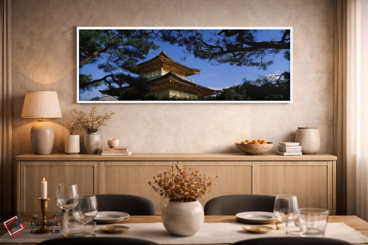 تابلو دکوراتیو Kinkaku-ji Temple, Kyoto City, Kyoto Prefecture, Kinki… اثر پانورامیک ایمجز - D2W