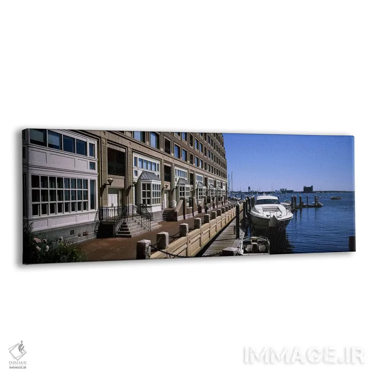 تابلو دکوراتیو Boston Harbor, Boston, Suffolk County, Massachusetts, U… اثر پانورامیک ایمجز - نمای پرسپکتیو محصول