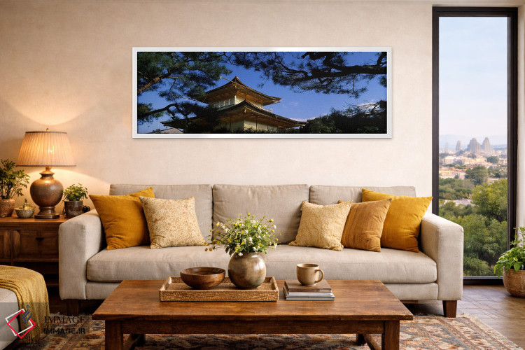 تابلو دکوراتیو Kinkaku-ji Temple, Kyoto City, Kyoto Prefecture, Kinki… اثر پانورامیک ایمجز - D5W
