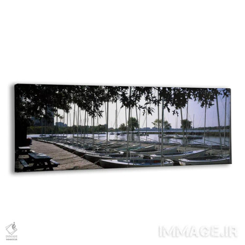 تابلو دکوراتیو Charles River, Boston, Suffolk County, Massachusetts, U… اثر پانورامیک ایمجز - نمای پرسپکتیو محصول